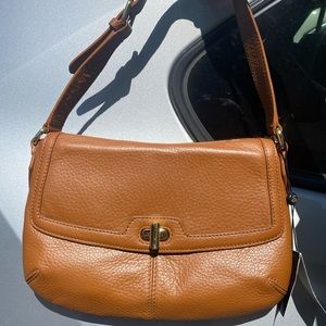 NWT Brooks brothers leather shoulder bag